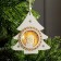 Christmas tree toy "Christmas tree with a snowman", from batteries, a glow of warm white