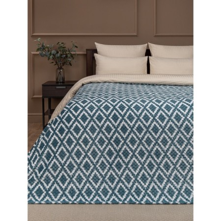 Texrepublic blanket, size 200x220 cm, turquoise color