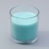 Aromatic giant in a glass "turquoise sky", soy wax, 10x10 cm