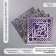 D/scrap paper bilateral "eclecticism silver and mehendi" 180 grams set 5 pcs 30.5x32cm