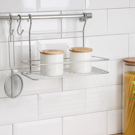 TEKNO-TEL Railing System for the kitchen, 6 items, chromium color