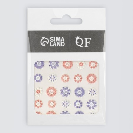 Nail stickers 8*6cm snowflakes Z-A1186 Red/Sin/Bel volume Subway qf-4
