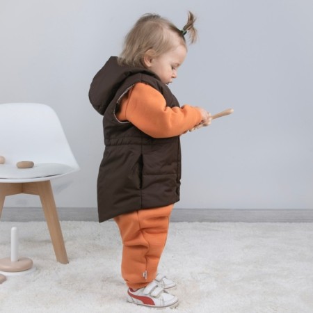 Beginning children's insulated kinderlitto "Country", height 86-92 cm, color chocolate-7