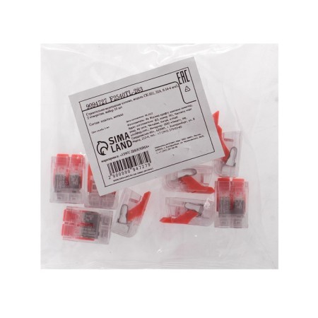 Construction and installation terminal, SK-331, 32A, 0.14-4 mm2, 2 holes, set 10 pcs-3