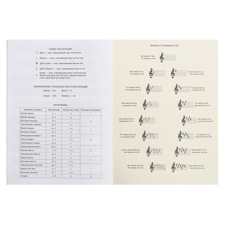 Note for notes A4 24 sheets, on the paper clip "Musical spaniel", cover coated cardboard, glossy lamination, block 70 g/m2-3