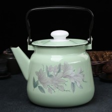 Enamged kettle, 3.5 l, light color