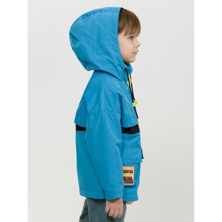 Windbreaker for boys, height 104 cm, blue color-2