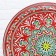 Largan Rishtan ceramics "Flowers", 55 cm, red