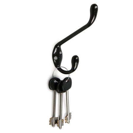 Hook furniture tundra TKD033, two -rod, black metallic-1