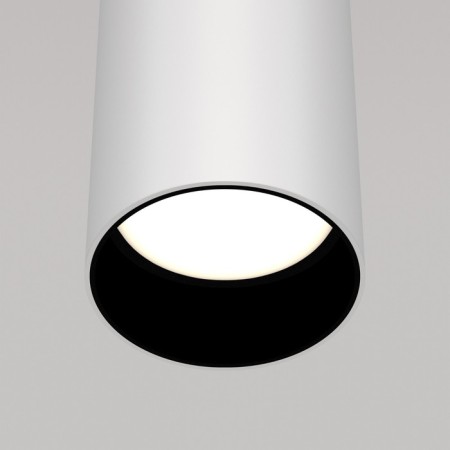 Suspended Technical P075PL-01W, 1xGU10, 10W, 6x6x30 cm, white color-1