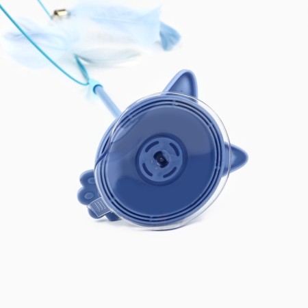 Toy teaser for cats on a suction cup with a pen “Kitik”, Blue, 94 cm-5