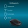 Mouse call 685MW black optical (1200DPI) Wireless USB for a laptop (3but)