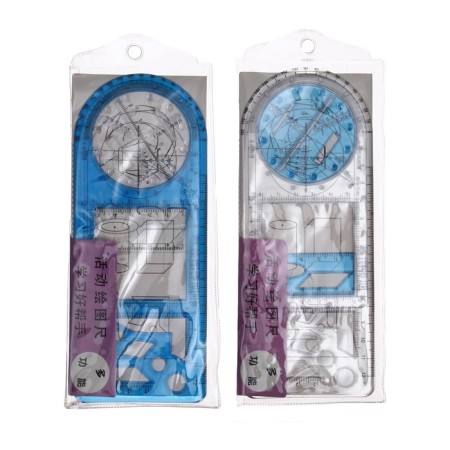 Drawing line for drawing figures, with a transporter, plastic-4