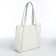 Bag Female Tout with zipper, white color