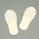 Disposable slippers, standard, white-beige, 42 rub.