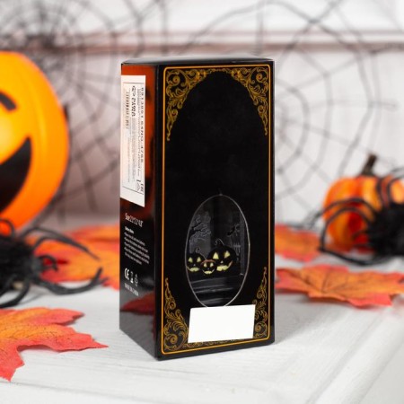 LED figure "Lantern with a scarecrow" 5 × 12 × 5 cm, plastic, batteries AG13x3, glow warm white-4