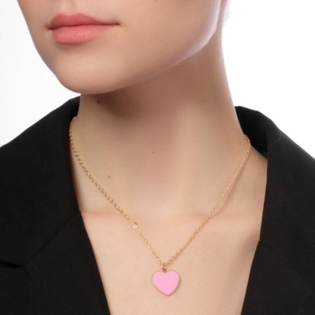 Pens "Heart" Tenderness, Pink color in gold, 40 cm-2