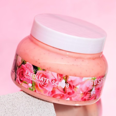 Body scrub with rose, 380 g-1