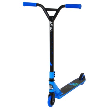 Self -cockef stunt Cosmoride Blot, Pu Pu 100 mm, ABEC 7, Blue color