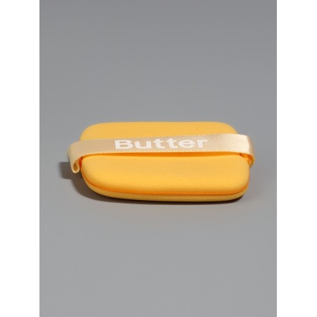 Set of sponge d/makeup 2 pcs: drop, down jacket in the layer case Latex yellow bag QF-4