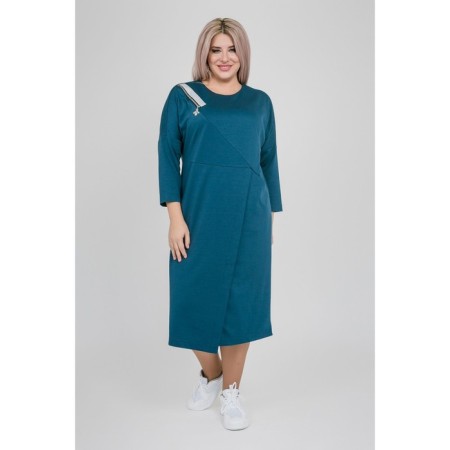 Female dress, size 66, turquoise color-2