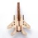 Wooden designer, prefabricated model "Fighter"