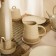Porcelain porcelain SL Home "Vento", 350 ml, 12.5 × 9 cm, beige color