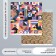 Scrapbooking paper bilateral "Color Geometry" density 180 g 30.5x32 cm