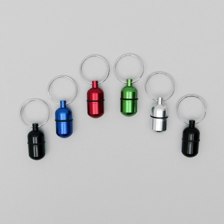 Address Capsula for a note, 2.2 x 1.3 cm, packing 6 pcs, mix-4