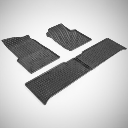 Rubber rugs ’grid’ for UAZ Patriot, 2007-2015