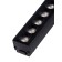 Trick lamp, series "Flat" FTL-003, 12W, 48V, 3000K, IP20, 260mm, black