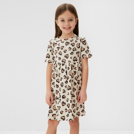 Платье детское KAFTAN Leo love, размер 36 (134-140 см)