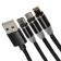Luazon LN-6, MicroUSB/Type-C/Lightning-USB, 1 A, 1 m, magnetic connector,