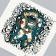 Tattoo on the body color "Breakthrough into space" 6x6 cm