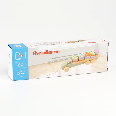 Pyramid logical "truck", size 4.3x31x9.5 cm-5
