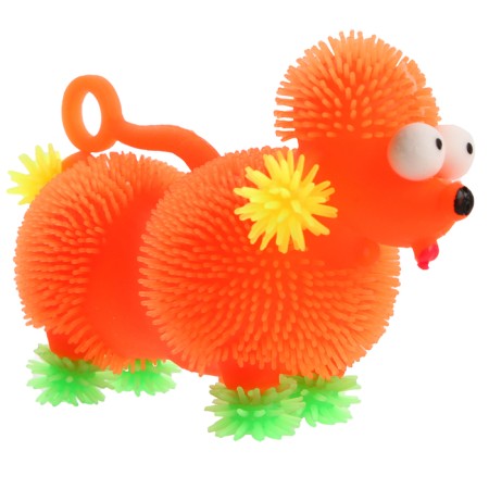 Ball children's rubber -tree light “Poodle”, Mix color, in showbox-4