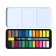 Watercolor paints, in cuvettes, with a brush, 24 colors