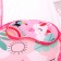 Musical cradle for newborns, pink color