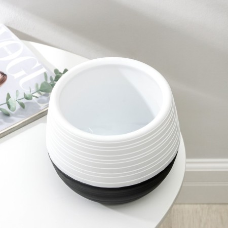 Pot "duet", 1.5 l, black and white color-2