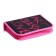 Penal 1 section 140 x 210 x 40 mm, folding pocket and cosmetic bag, fabric, calligrata topontent art love