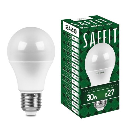 LED LED SAFFIT, 30W 230V E27 2700K A65, SBA6530