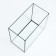Aquarium "rectangular" with a lid, 20 liters, 36 x 19 x 31.7 cm, black