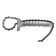 Lom oil filter pulp, type "chain", aluminum handle, circuit 450 mm, up to 130 mm