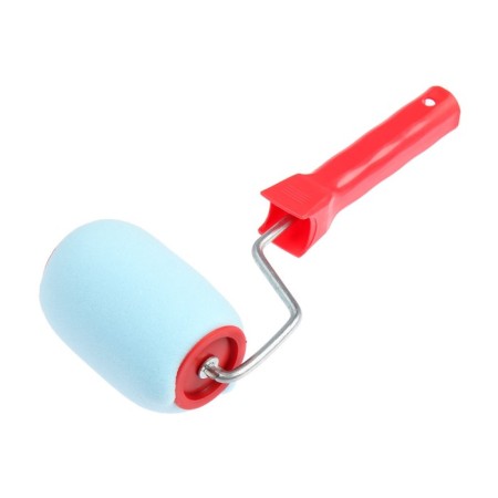Lom roller, foam rubber, 100 mm, handle d = 6 mm, d = 50 mm