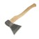 Top forged tundra, wooden ax B3, covered with a “walnut” stain, 1200 g