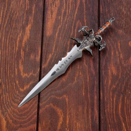 Souvenir sword on a stand, 8.5x3.5x27 cm-1