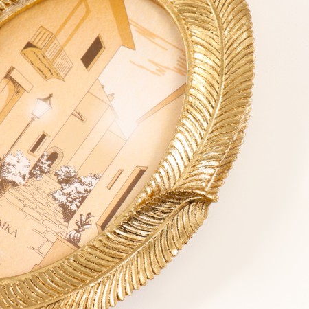 Photo frame Polystone 10x15 cm "leaves" gold 15x1.7x19.5 cm-2