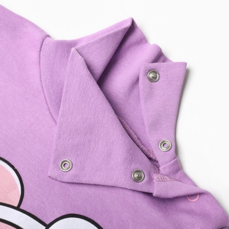Turtleneck for girls, lilac color, height 86 cm-1