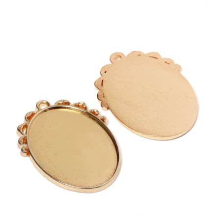 Frame with a setting A3022, site 18 × 25 mm, color gold-2