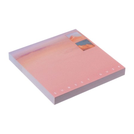 Block with a sticky edge 79*79mm 70l with a pattern landscape gradient MIX-2